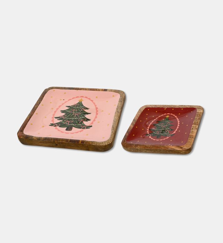 Kaemingk Plates Mangowood Enamel S2, Packshot View