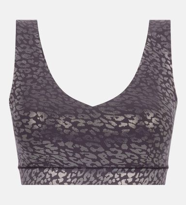 Leopard-print Bralette