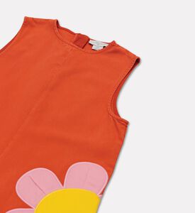 Stella McCartney Flower Appliqu&eacute; Woven Dress, Packshot View