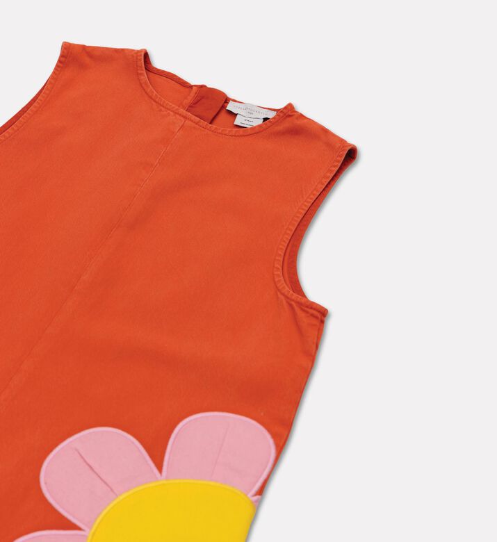 Stella McCartney Flower Appliqu&eacute; Woven Dress, Packshot View