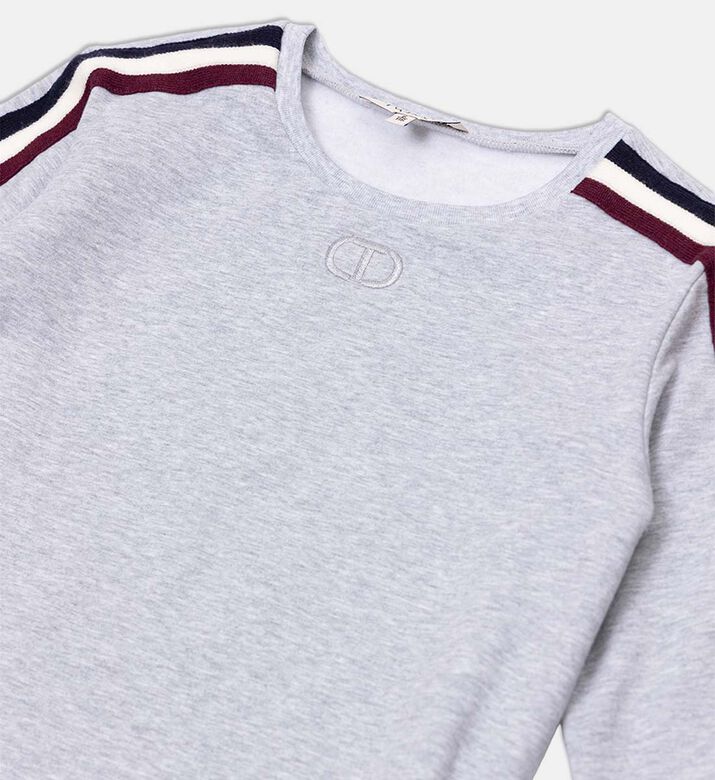 Knit Striped Long-sleeve Dress Knit Striped Long-sleeve Dress