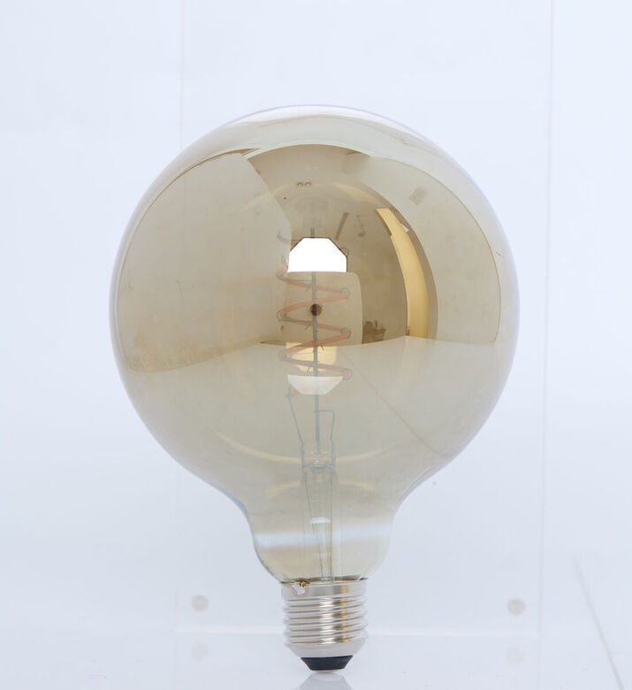 Decostar Fi Glass Round Led Bulb, Grey, 6-cm, Packshot View