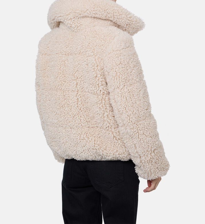 Save the Duck Faux Shearling Puffer Jacket, Model View