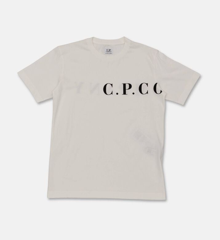 CP company Minimalist Logo-detail T-shirt, White, 12y, Packshot View
