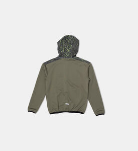 سويت شيرت طويل الأكمام بطبعة شعار