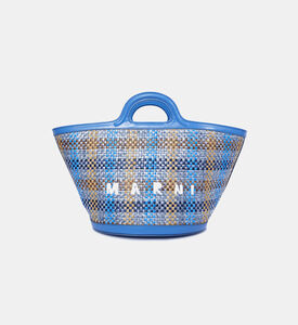 حقيبة رافيا تروبيكاليا صغيرة