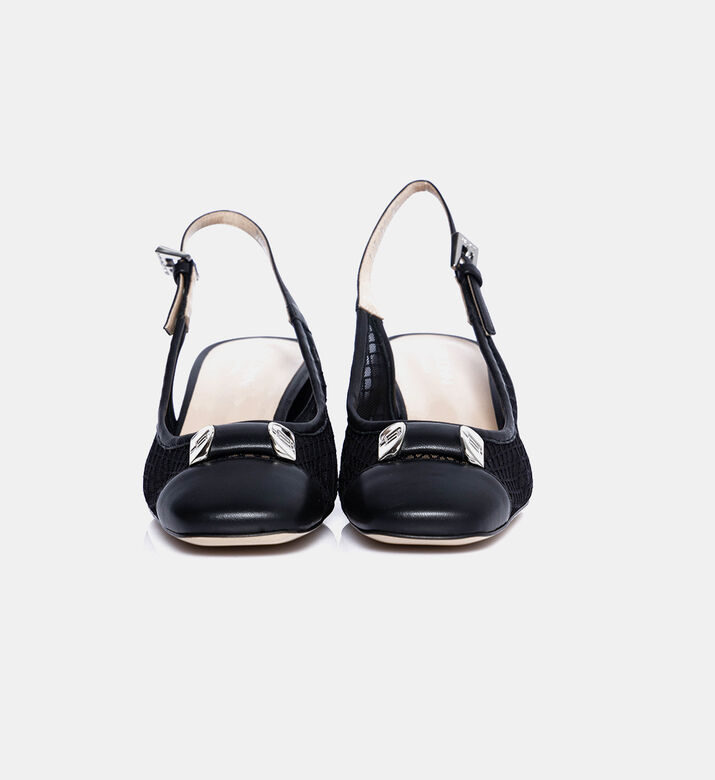 Court Shoe In Nude Mesh Court Shoe In Nude Mesh