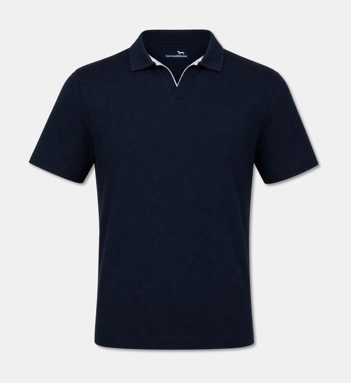 Harmont and Blaine Polo, Navy, Xxl, Packshot View