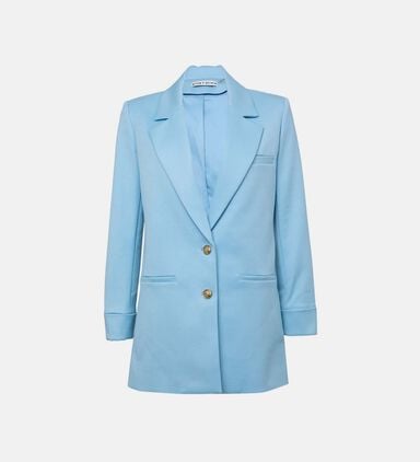 Margot Twill Sateen Blazer