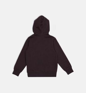 Champion Logo-detail Kangaroo Pocket Hoodie, Burgundy, Xl, Packshot View