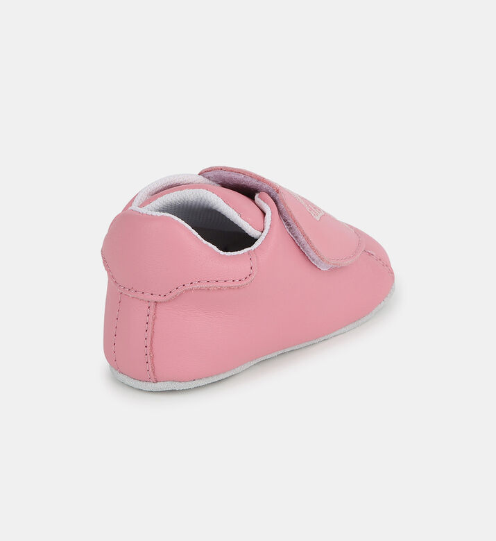 Embroidered Leather Slippers