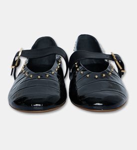 Schutz Croc-embossed Mary Jane Flats, Packshot View