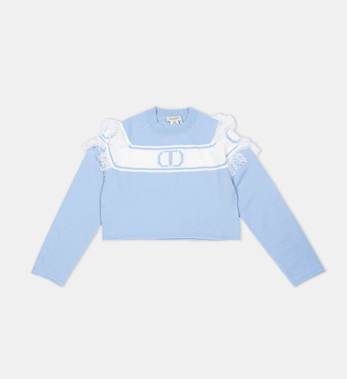 Jacquard Oval T Fringes Jumper