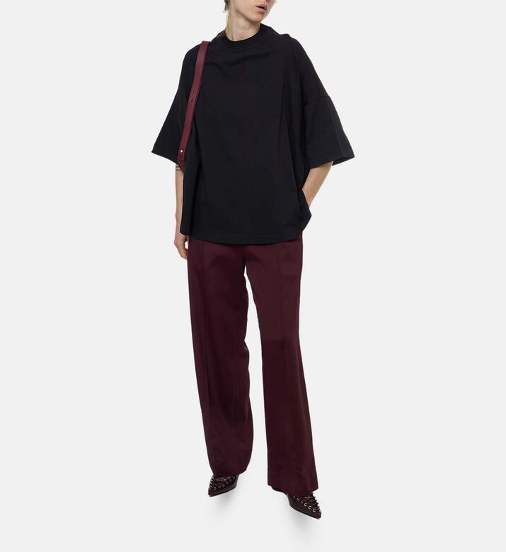 Plan C Pleat-detail Regular-fit Pants, Model View