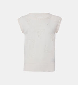 Emmyl Pointelle Knit Wings Sweater Emmyl Pointelle Knit Wings Sweater