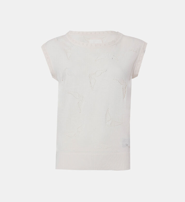 Emmyl Pointelle Knit Wings Sweater Emmyl Pointelle Knit Wings Sweater