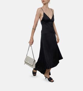 Alice and Olivia Asymmetrical V-neck Dress, Model View
