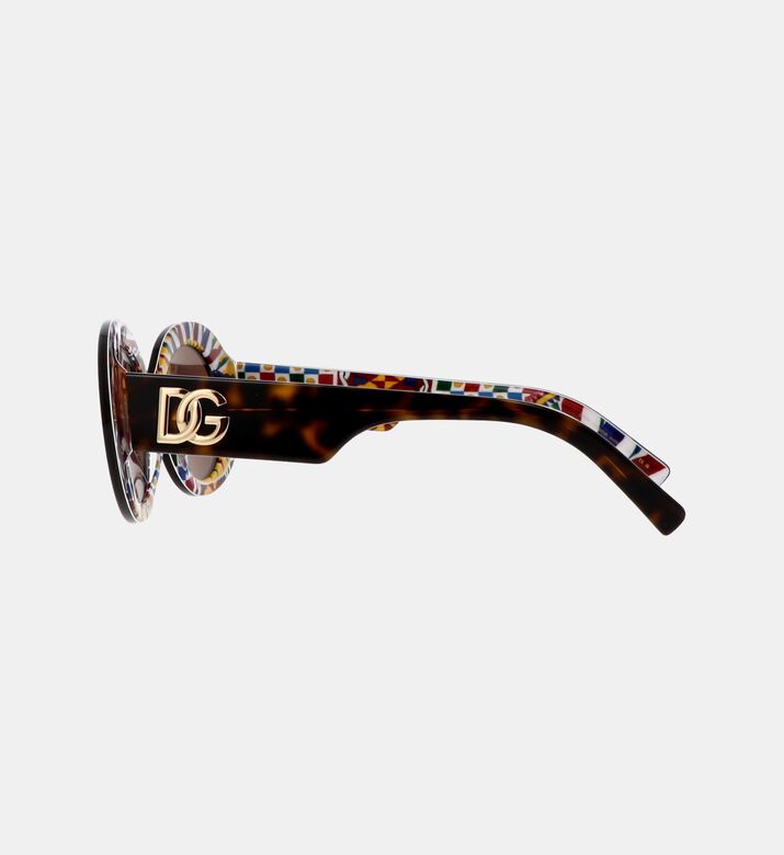 Round Tortoiseshell Sunglasses 51