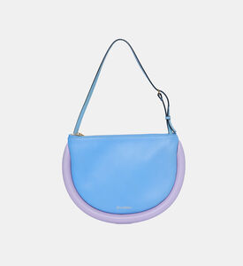 Leather Moon Shoulder Bag