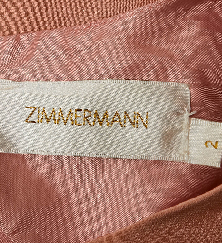 Zimmerman Silk Drape Detail Midi Dress, Packshot View Zimmerman Silk Drape Detail Midi Dress, Packshot View