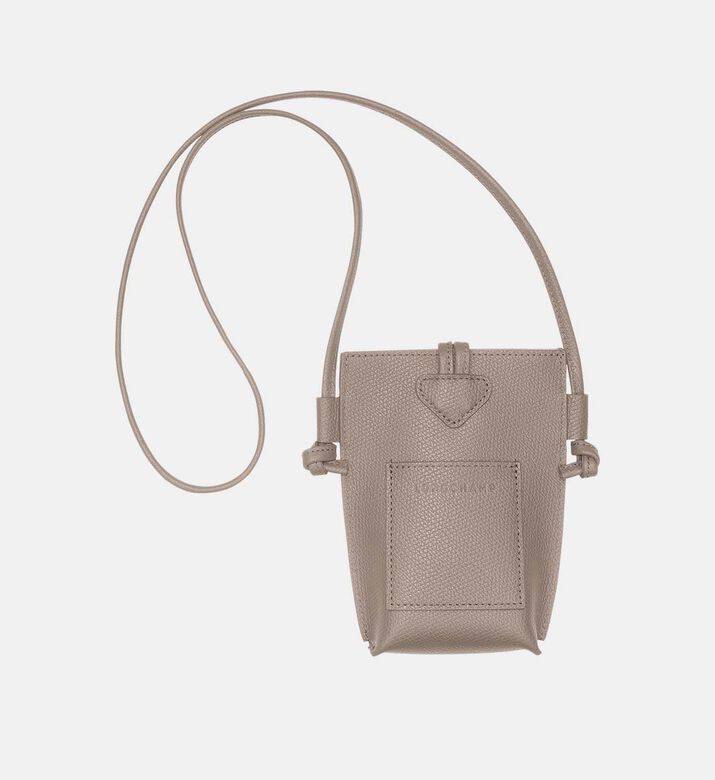 Leather Logo-label Phone Case