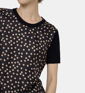 Weill Dotted Short-sleeve Pullover, Model View