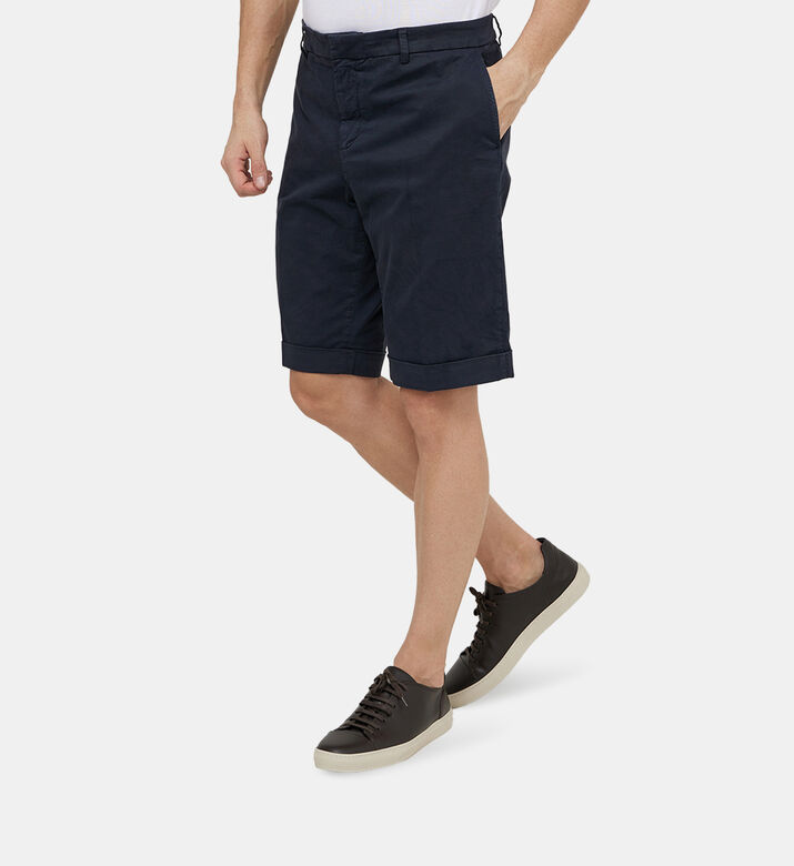 Cotton Straight Chino Shorts