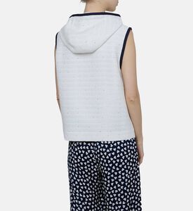 سويت شيرت بغطاء رأس بدون أكمام