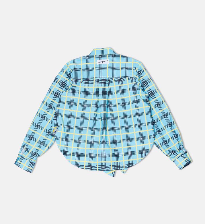 Checkered Cotton Poplin Shirt