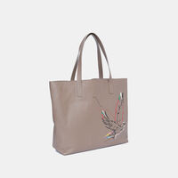 Cabas Falcon Leather Tote Bag
