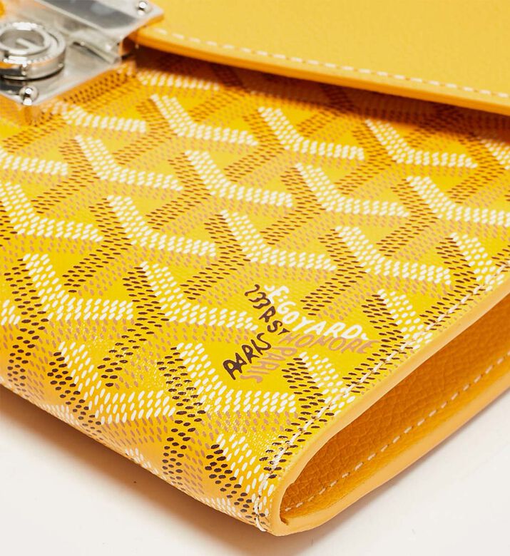 Goyard Goyardine Coated Canvas Leather Chypre Wallet-pouch Preowned