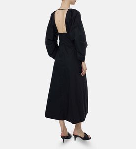 Cult Gaia Gold Ring-detail Midi Dress, Model View