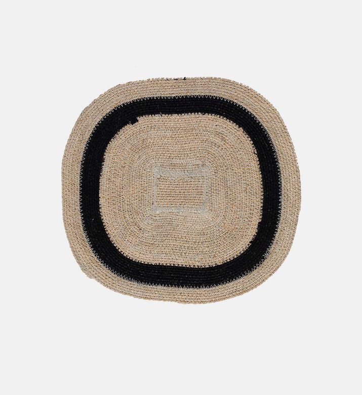 Home Deco and More Manda Seagrass Round Placemat, Packshot View