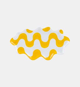 صينية سيراميك بنمط دوامات