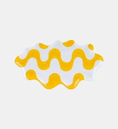 Ceramic Swirls Pattern Tray