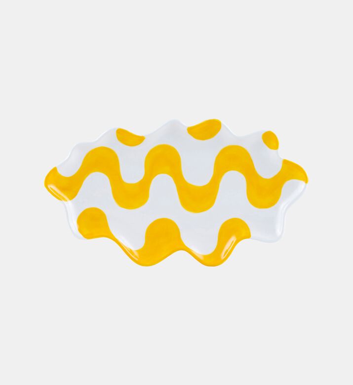 Ceramic Swirls Pattern Tray