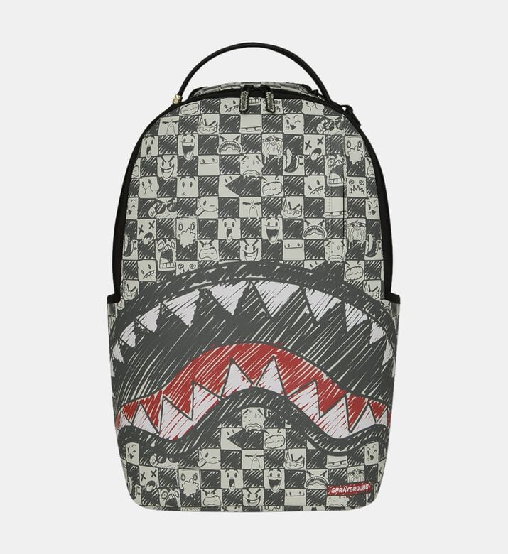 Sprayground Backpack Dlxsv Cream Check, Packshot View