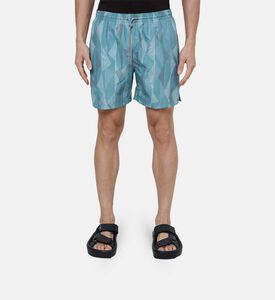 شورت نايلون بطبعة هندسية