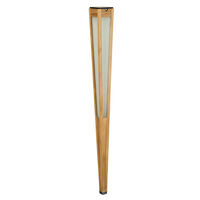 Lanai Teak Wood Torch Solar Lantern