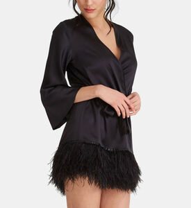 Heavenly Satin Chemise With Robe