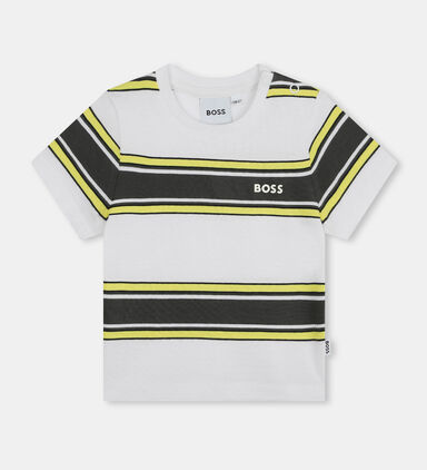 Baby Boy Striped Logo T-shirt