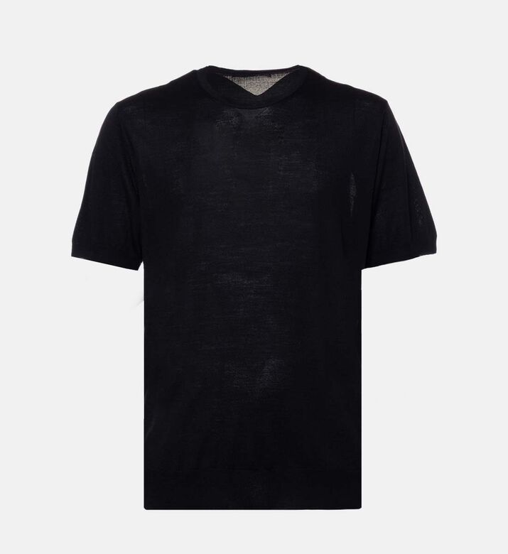 Virgin Wool Crewneck T-shirt