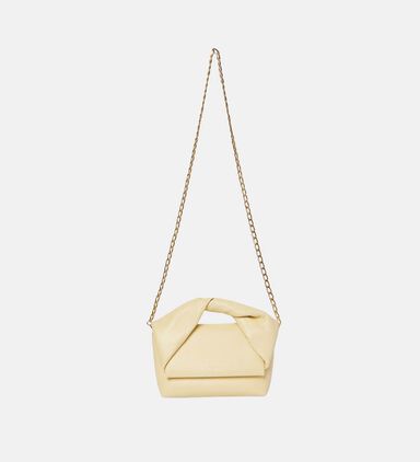 Twister Leather Top Handle Bag