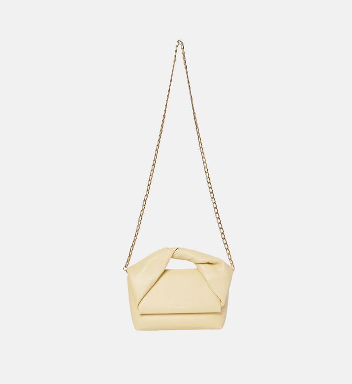 Twister Leather Top Handle Bag