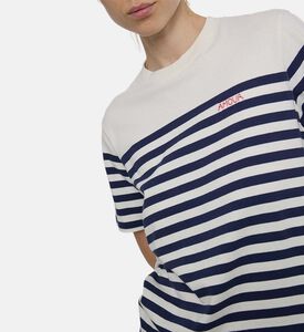 Maison Labiche Popincourt Love Embroidered T-shirt, Model View