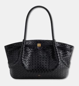 JW PEI Bag Hana L Weave, Black, Packshot View