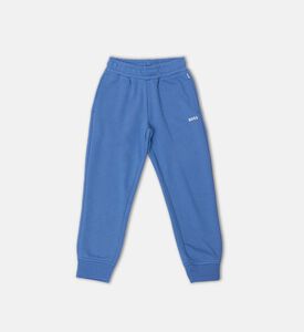 Cotton Logo-print Slip Pockets Pants