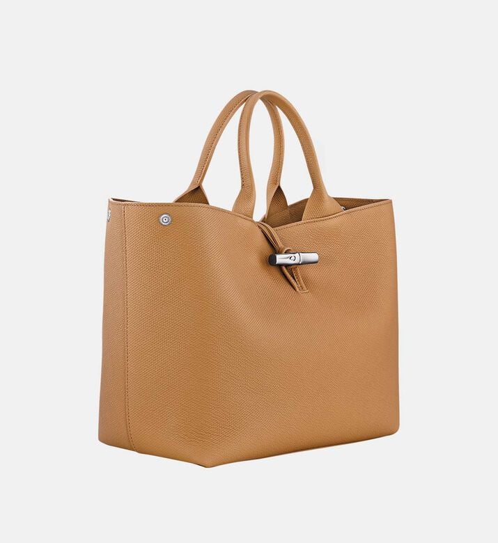Longchamp Le Roseau Cowhide Leather Top Handle Bag, Packshot View