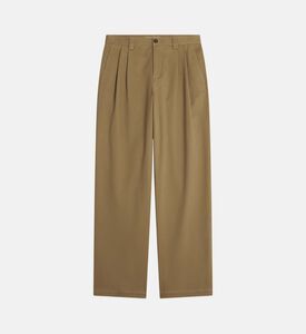 Pleated Design Regular-fit Pants