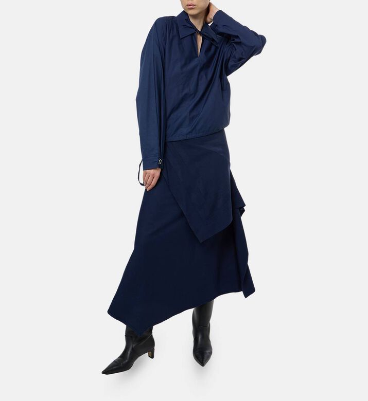 Martan Jackie Asymmetrical Skirt, Model View